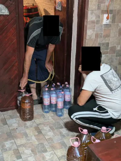 Le vin coule à flot