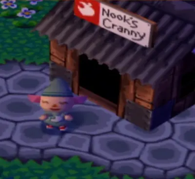 La première boutique de Tom Nook